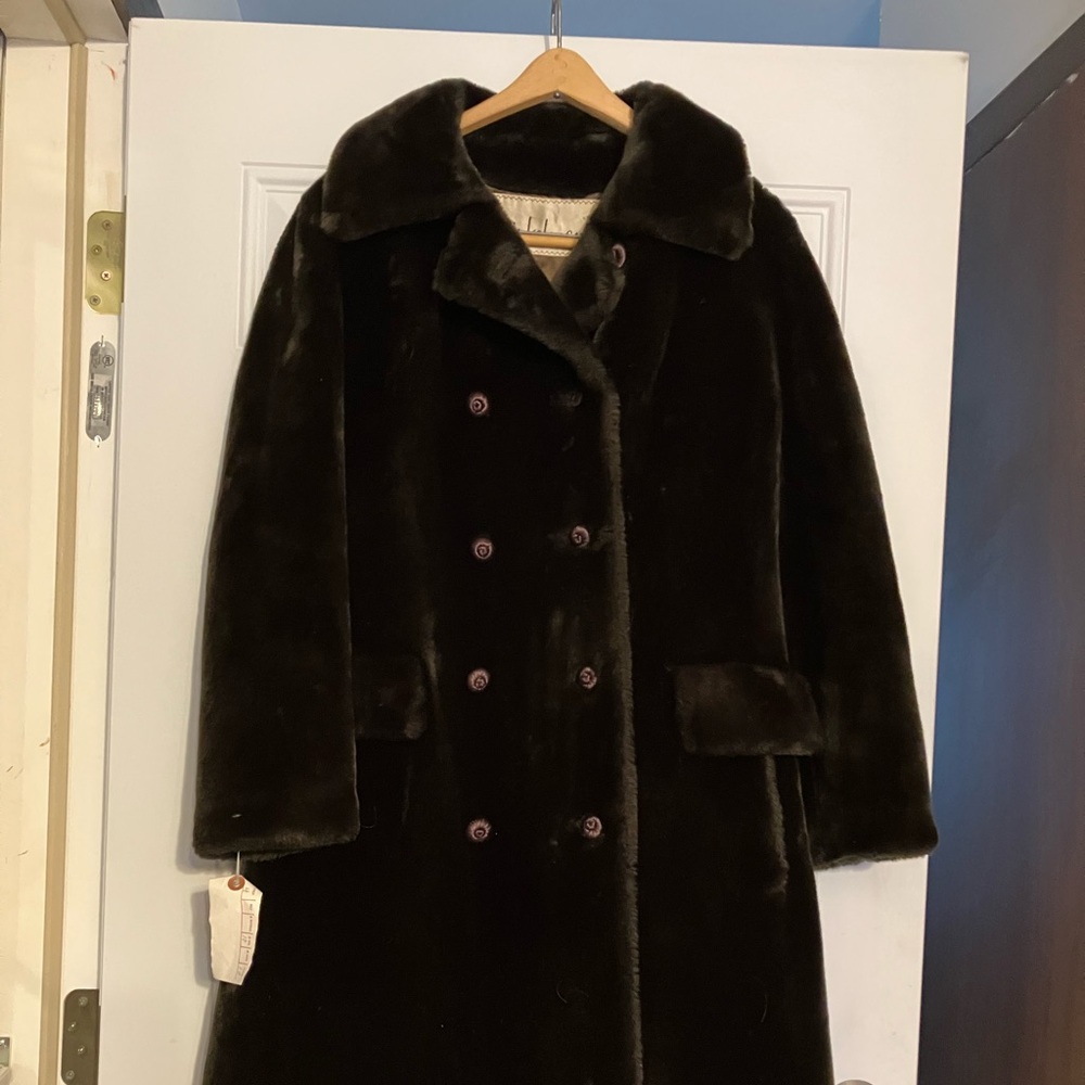 Vintage Borgana styled by Fairmoor faux fur coat